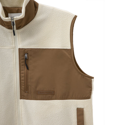 Norse Projects Frederik Fleece Gilet Ecru N50-0205 Degli Uberti
